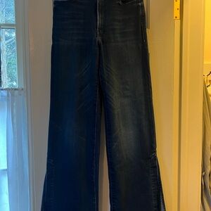 MOTHER Dark Blue Flare Jeans